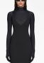Balenciaga Geribde mini-jurk Zwart - Thumbnail 5
