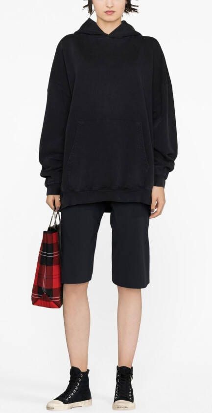 Balenciaga Grote hoodie Zwart