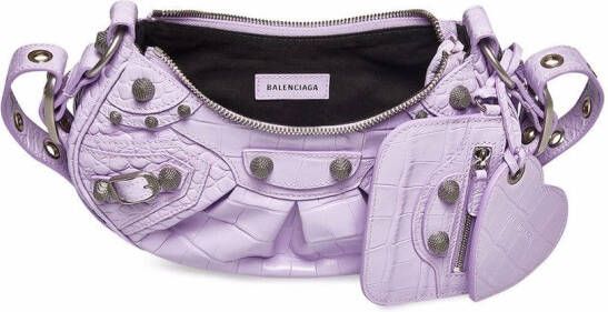 Balenciaga Le Cagole kleine schoudertas Paars