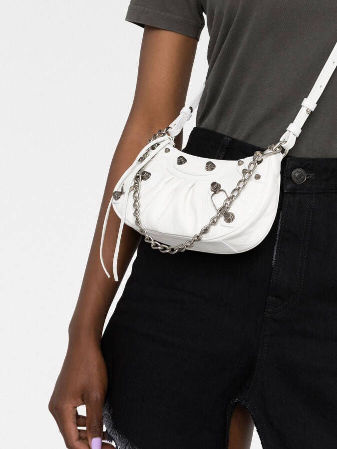 Balenciaga Le Cagole kleine shopper Wit