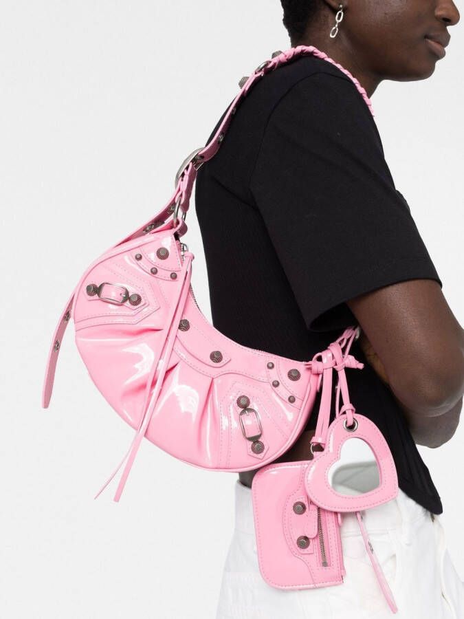 Balenciaga Le Cagole schoudertas Roze