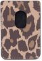 Balenciaga Pasjeshouder met luipaardprint Bruin - Thumbnail 2