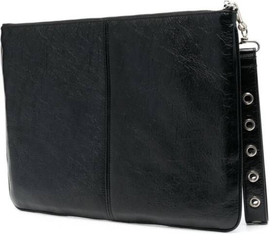 Balenciaga Leren clutch Zwart