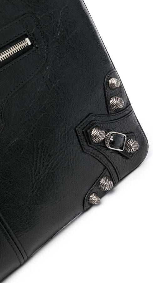 Balenciaga Leren clutch Zwart