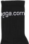 Balenciaga Sokken met intarsia logo Zwart - Thumbnail 3