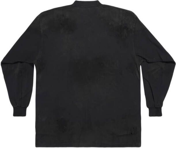 Balenciaga T-shirt met logo Zwart