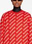 Balenciaga Sweater met logoprint Rood - Thumbnail 5