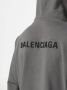 Balenciaga Katoenen hoodie met logoprint Grijs - Thumbnail 5
