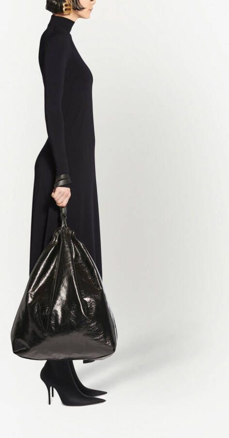 Balenciaga Maxi-jurk met asymmetrische afwerking Zwart