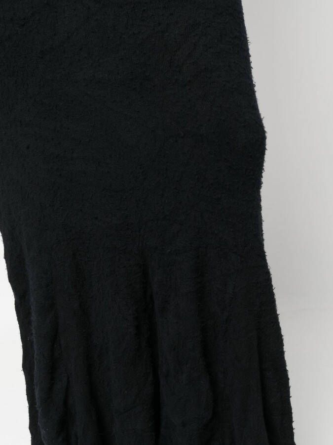 Balenciaga Maxi-jurk met hoge hals Zwart