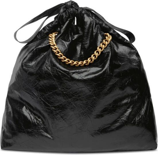 Balenciaga Crush leren shopper Zwart