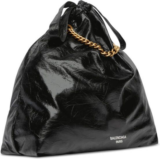 Balenciaga Crush leren shopper Zwart