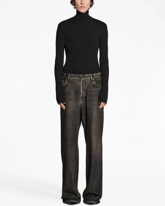 Balenciaga Mid waist jeans Zwart