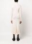 Balenciaga Midi-jurk met hoge hals Beige - Thumbnail 4