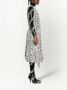 Balenciaga Midi-jurk met logoprint Grijs - Thumbnail 3