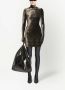 Balenciaga Mini-jurk met fluwelen-effect Bruin - Thumbnail 2