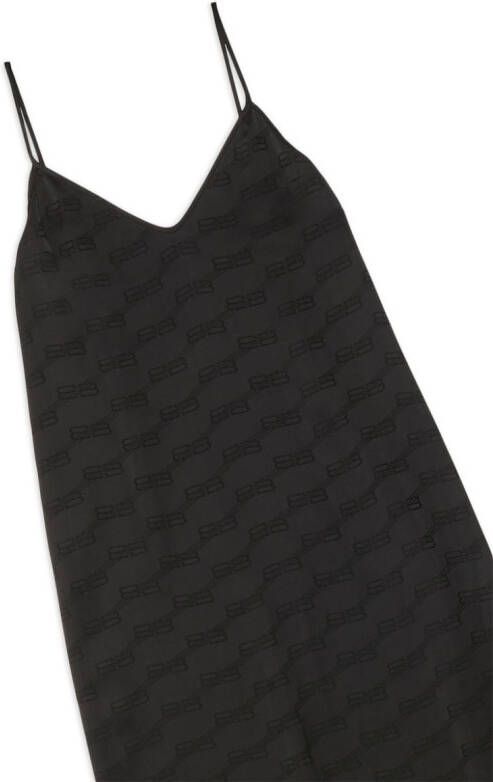 Balenciaga Mini-jurk met monogram Zwart