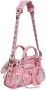 Balenciaga Neo Cagole draagtas met monogram Roze - Thumbnail 3