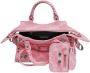 Balenciaga Neo Cagole draagtas met monogram Roze - Thumbnail 4