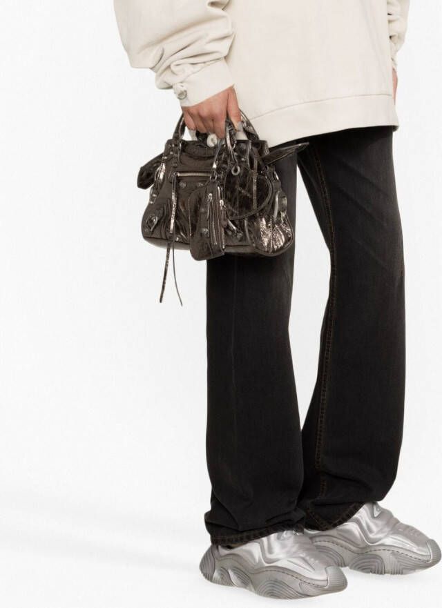 Balenciaga Neo Cagole XS kleine shopper Bruin