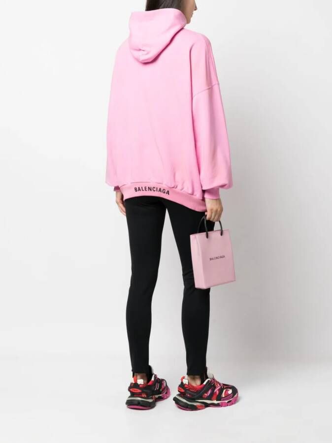 Balenciaga Oversized hoodie Roze
