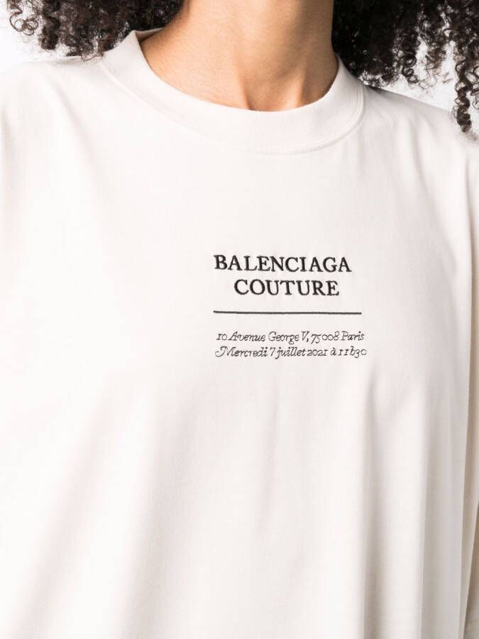 Balenciaga Oversized T-shirt Beige