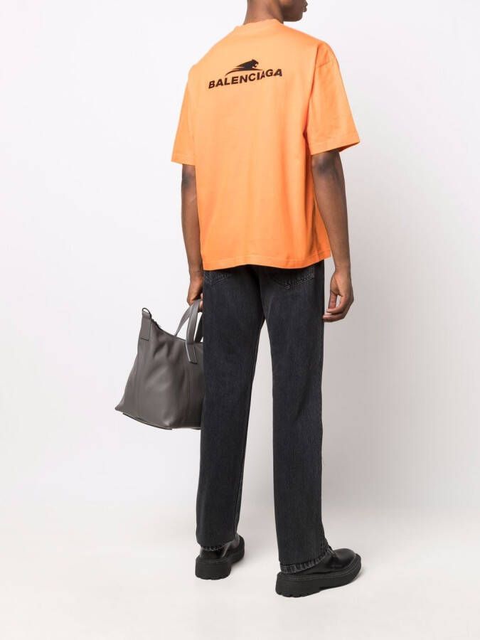 Balenciaga Oversized T-shirt Oranje