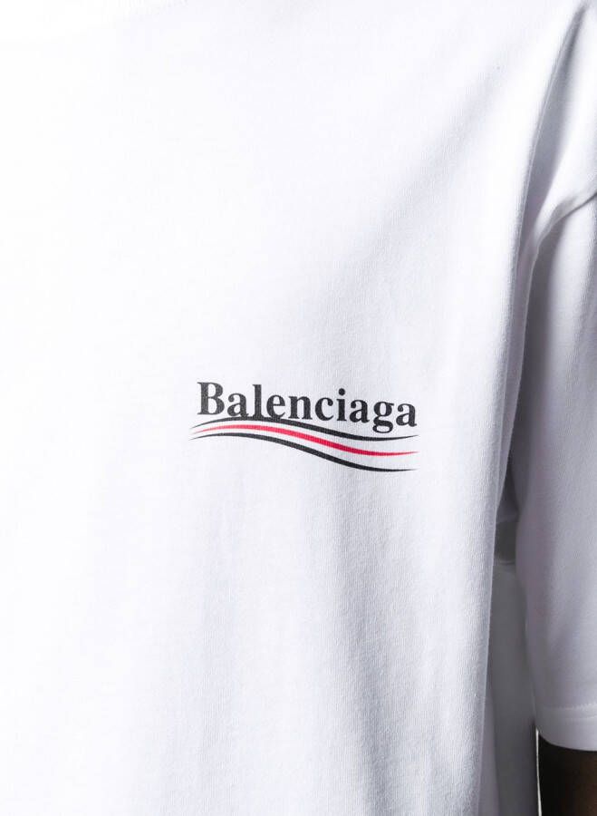 Balenciaga Oversized T-shirt Wit