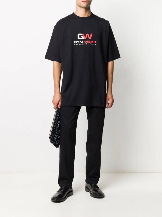 Balenciaga Oversized T-shirt Zwart