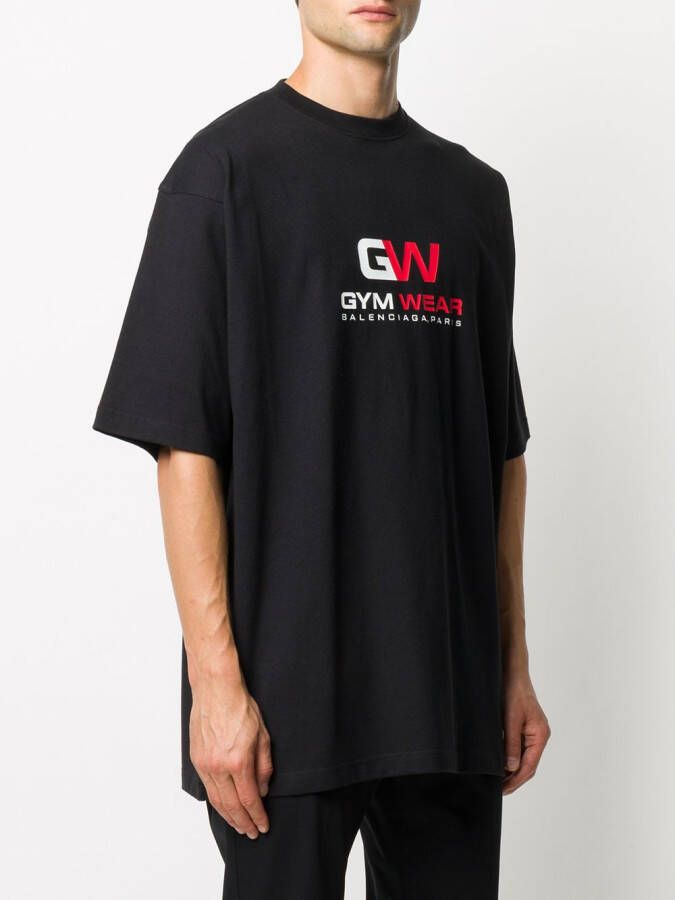 Balenciaga Oversized T-shirt Zwart
