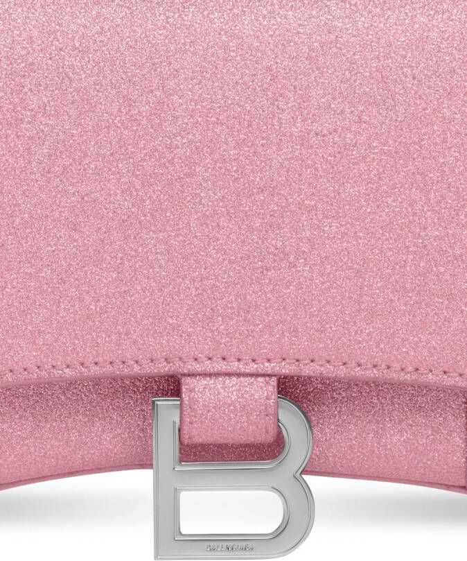 Balenciaga Portemonnee met logoplakkaat Roze