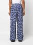 Balenciaga Pyjamabroek met logoprint Blauw - Thumbnail 4