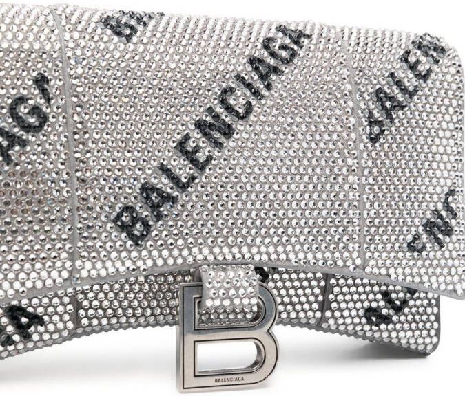Balenciaga Portemonnee met ketting Zilver