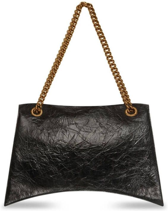 Balenciaga Crush leren schoudertas Zwart