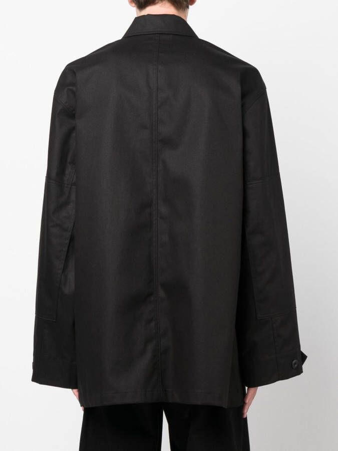 Balenciaga Shirtjack met cargo zakken Zwart