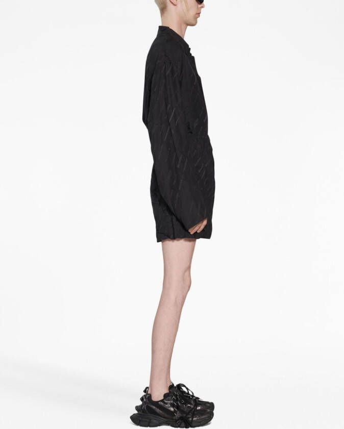 Balenciaga Shorts met logoprint Zwart