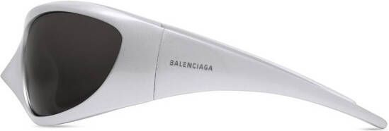 Balenciaga Eyewear Skin XXL cat-eye zonnebril Zilver