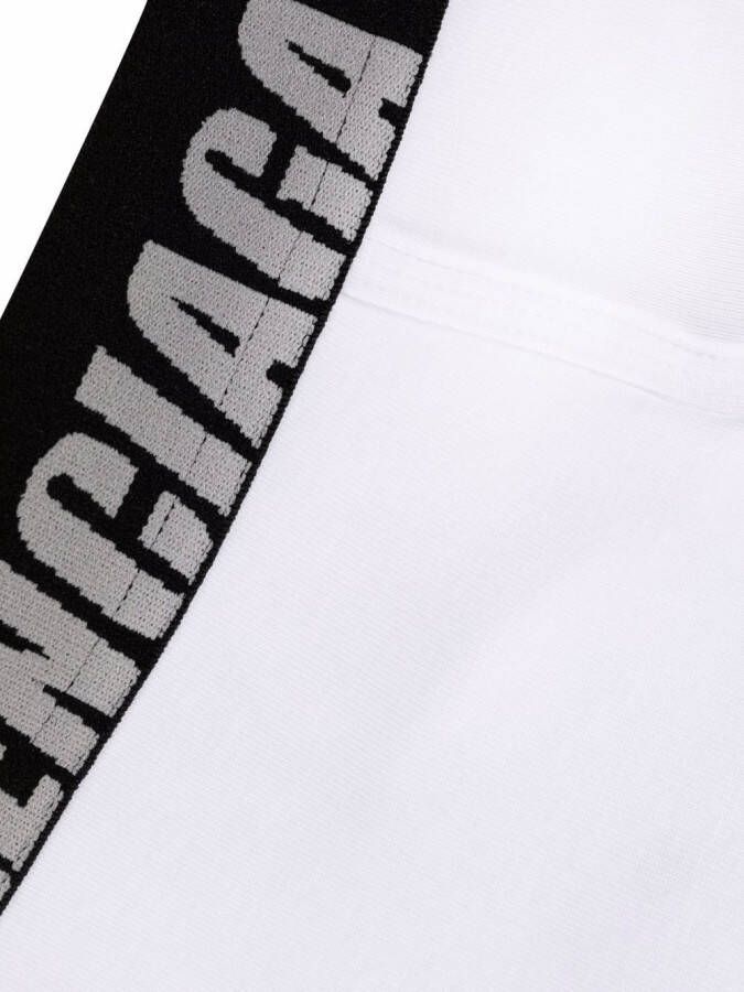 Balenciaga Slip met logoband Wit