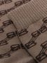 Balenciaga Sokken met monogramprint Bruin - Thumbnail 2