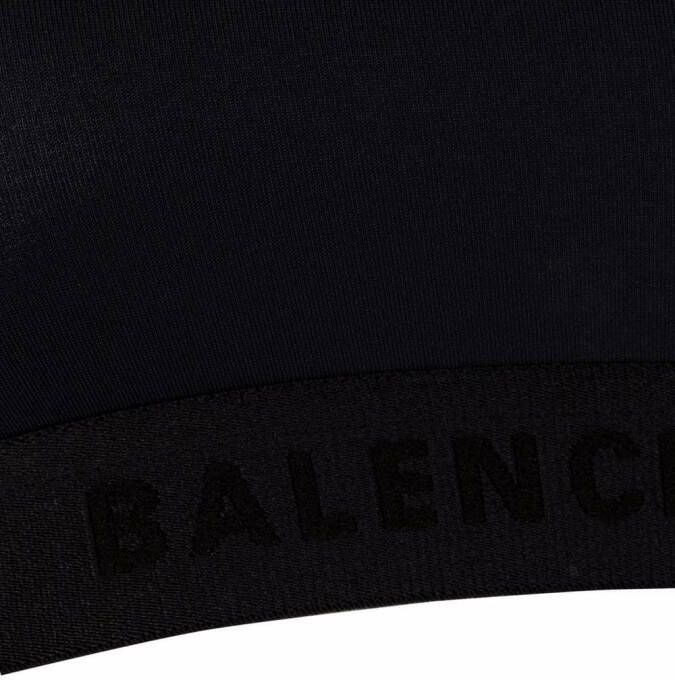 Balenciaga Sport-bh met ronde hals Zwart