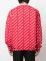 Balenciaga Sweater met logoprint Rood - Thumbnail 4