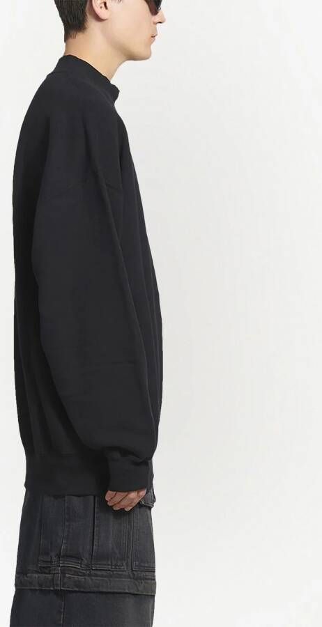 Balenciaga Sweater met logoprint Zwart