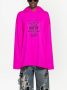 Balenciaga T-shirt met capuchon Roze - Thumbnail 3