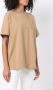 Balenciaga T-shirt met geborduurd logo Beige - Thumbnail 3