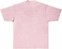 Balenciaga T-shirt met geborduurd logo Roze - Thumbnail 2