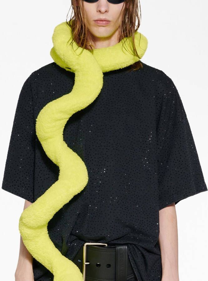 Balenciaga T-shirt met gewassen-effect Zwart