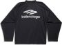 Balenciaga 3B Sports Icon ski T-shirt Zwart - Thumbnail 4