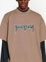 Balenciaga T-shirt met logoprint Bruin - Thumbnail 5