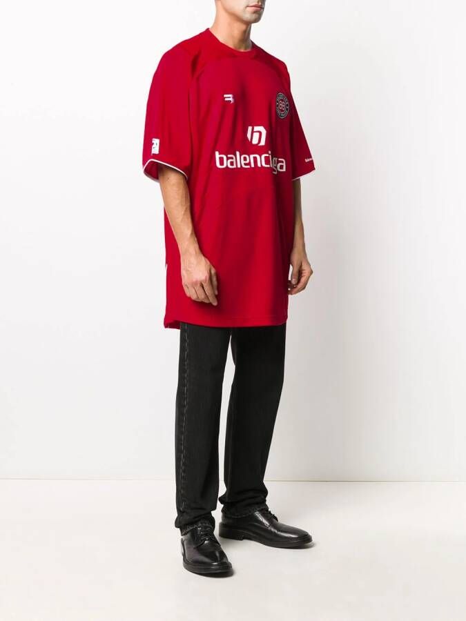 Balenciaga shirt rood new arrivals