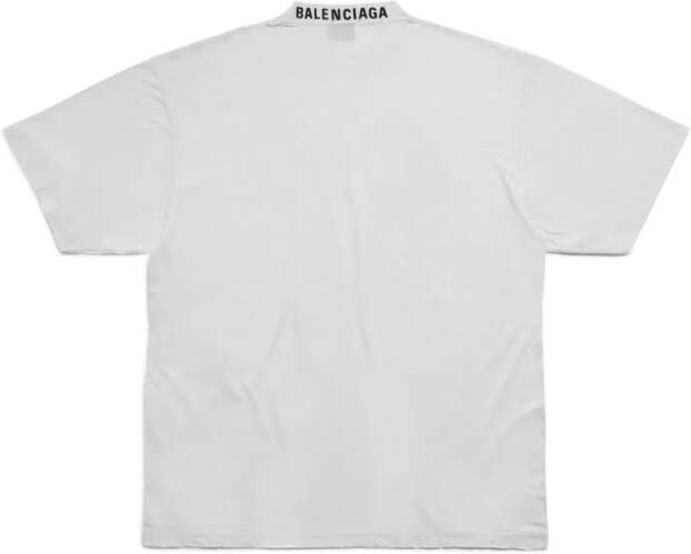 Balenciaga T-shirt met ronde hals Wit